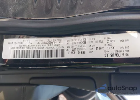 2019 Jeep Grand Cherokee Altitude 4X4 z USA, uszkodzony, nr VIN 1C4RJFAG5KC778007